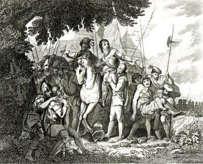 La Bondad de Sir Philip Sidney hacia un Soldado, 1815 de English School